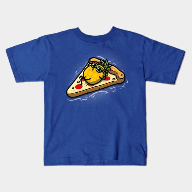 Summer Vibes Pineapple Kids T-Shirt by Olipop